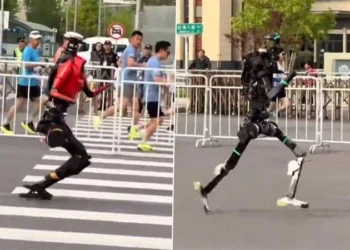 మనుషులకంటే వేగంగా పరిగెత్తిన రోబోలు