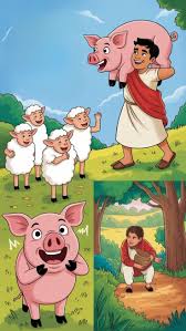 భయపడిన పంది చూసినవారిని నవ్వించిన సన్నివేశం