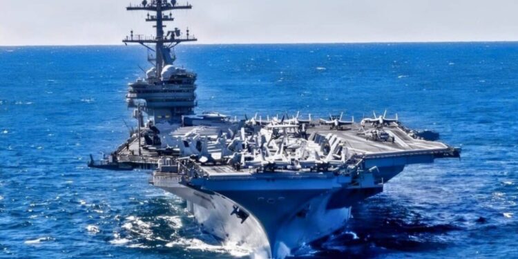 పశ్చిమాసియాలో అమెరికా యుద్ధ మేఘాలు: రంగంలోకి మూడో విమాన వాహక నౌక 'USS HW Bush'!