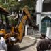 నిదాఖాన్‌కు ఆశ్రయం ఇచ్చిన కార్పొరేటర్ ఇంటిపై బుల్డోజర్