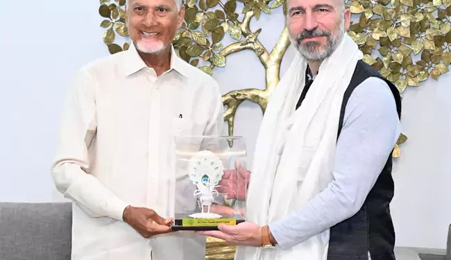 ఆంధ్రప్రదేశ్లో సాంకేతిక అభివృద్ధిపై ఉబర్ ఆసక్తి