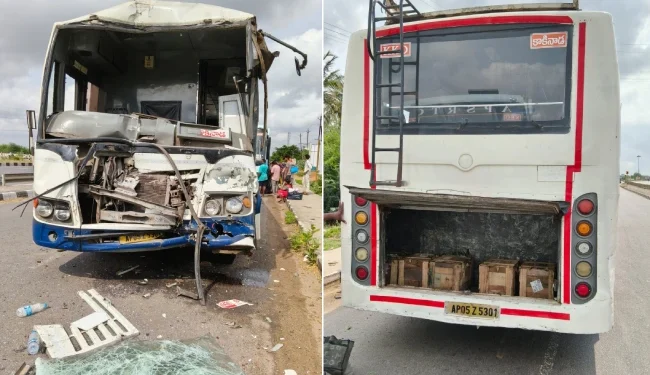 హనుమాన్ జంక్షన్ వద్ద ఘోర రోడ్డు ప్రమాదం
