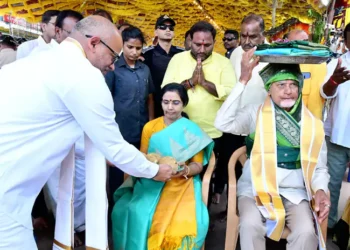 కుప్పం గంగమాంబ జాతరలో సీఎం చంద్రబాబు దంపతులు