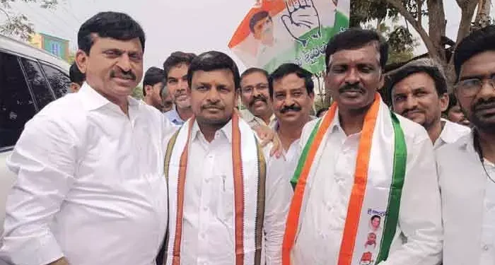 మంత్రి పొంగులేటి సమక్షంలో కాంగ్రెస్‌లో భారీ చేరికలు
