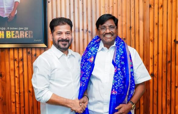 సీఎం రేవంత్రెడ్డిని కలిసిన తమిళనాడు మంత్రి విశ్వనాథన్