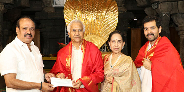 శ్రీ వేంకటేశ్వర ప్రాణదాన ట్రస్టుకు రిలయన్స్ అధికారి రూ.1.51 కోట్ల విరాళం