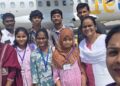 సొంత ఖర్చులతో విద్యార్థులకు ఆకాశయానం కల్పించిన తంగిరాల సౌమ్య