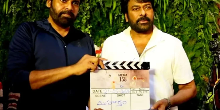 పవన్ కళ్యాణ్ క్లాప్తో ప్రారంభమైన మెగా 158 చిత్రం 1 పవన్ కళ్యాణ్ క్లాప్తో ప్రారంభమైన మెగా 158 చిత్రం
