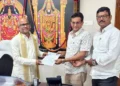 తిరుమలలో టీటీడీకి రూ.1.03 కోట్లు డొనేషన్ అందజేసిన భక్తుడు