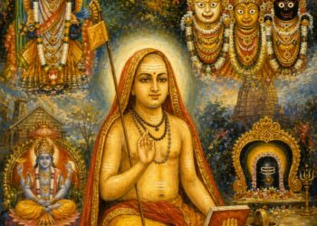 దేశం నాలుగు మూలలా నాలుగు మఠాల ఏర్పాటు – జగద్గురు శంకరాచార్యులు