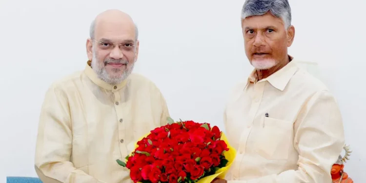 అమిత్‌ షాతో సీఎం చంద్రబాబు భేటీ.. విభజన హామీలపై కీలక చర్చ