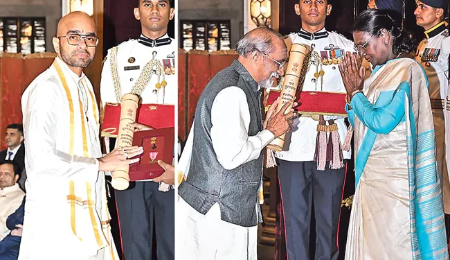 రాష్ట్రపతి భవన్లో ఘనంగా పద్మోత్సవం