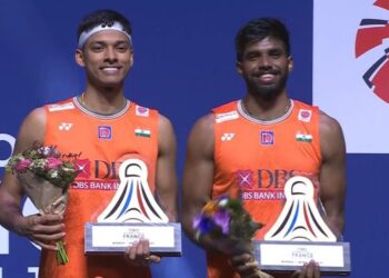 థాయ్‌లాండ్ ఓపెన్ సూపర్ భారత జోడీ సాత్విక్-చిరాగ్ శుభారంభం