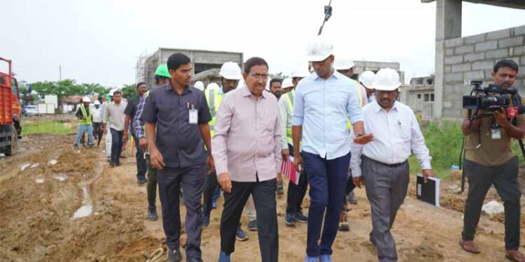 అమరావతిలో ఎమ్మెల్యే క్వార్టర్ల నిర్మాణం తుది దశలో