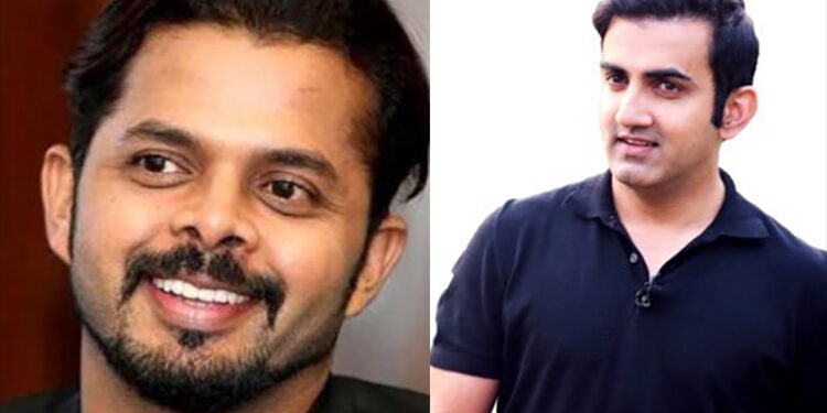 గంభీర్ తనను “దేశద్రోహి” అని అన్నాడని శ్రీశాంత్ వ్యాఖ్య