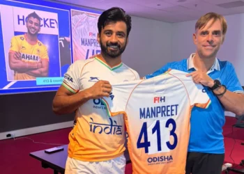413వ అంతర్జాతీయ మ్యాచ్ ఆడిన భారత హాకీ స్టార్ మన్ప్రీత్ సింగ్