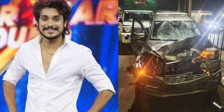 మినీవ్యాన్ ఢీకొని ‘ఢీ’ షో పండు మాస్టర్కు రెండు కాళ్లకు తీవ్ర గాయాలు