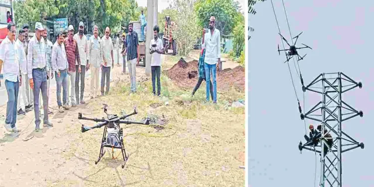విద్యుత్ లైన్ల పర్యవేక్షణకు డ్రోన్లు, ఏఐ వినియోగించనున్న ఏపీ ట్రాన్స్కో