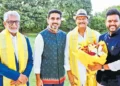 పద్మశ్రీ పురస్కార గ్రహీతలు మురళీమోహన్, రాజేంద్రప్రసాద్‌లకు మంత్రి నారా లోకేశ్ సత్కారం