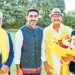 పద్మశ్రీ పురస్కార గ్రహీతలు మురళీమోహన్, రాజేంద్రప్రసాద్లకు మంత్రి నారా లోకేశ్ సత్కారం