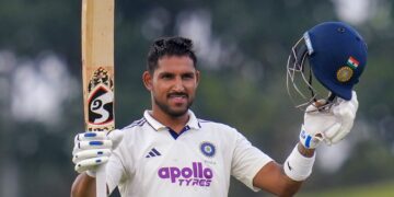 ధ్రువ్ జురెల్ అజేయ సెంచరీతో భారత్-ఎ భారీ స్కోరు