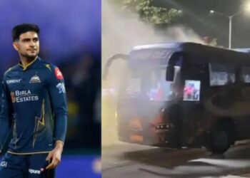 ఐపీఎల్‌ ఫైనల్‌ తర్వాత గుజరాత్ టైటాన్స్‌ ఆటగాళ్ల బస్సులో మంటలు.. ప్రమాదం తప్పింది