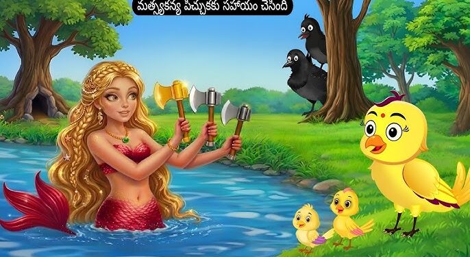 మెర్మెయిడ్ మరియు పిచుక కథ
