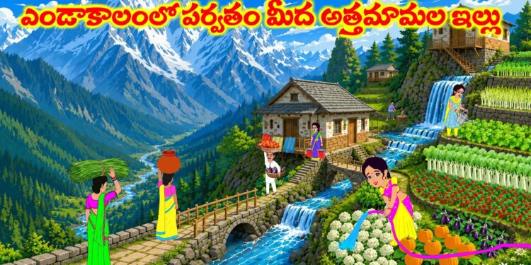 ఎండాకాలంలో పర్వతం మీద అత్తమామల ఇల్లు