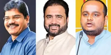 తెదేపా నుంచి సానా సతీష్‌బాబు, చింతకాయల విజయ్, భాష్యం రామకృష్ణ ప్రమాణస్వీకారం