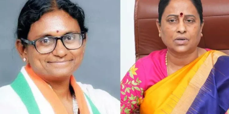 కాంగ్రెస్‌ ఇన్‌ఛార్జి మీనాక్షితో కొండా సురేఖ భేటీ.. శాఖ వివాదంపై చర్చ