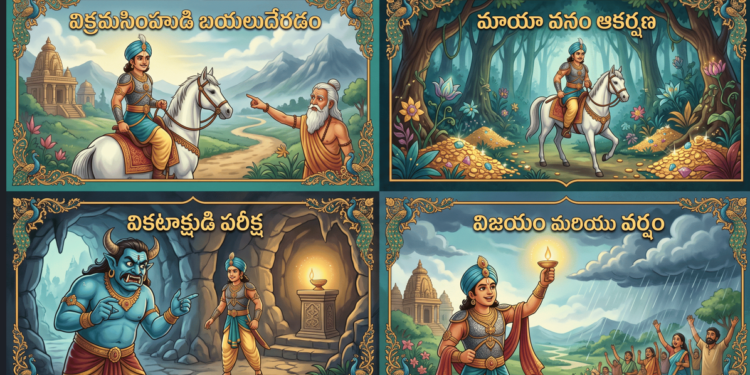 విక్రమసింహుడు మరియు మాయా దివ్వె