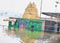 గోదావరి ఉద్ధృతితో గండిపోశమ్మ ఆలయం ముంపు 20 గోదావరి ఉద్ధృతితో గండిపోశమ్మ ఆలయం ముంపు