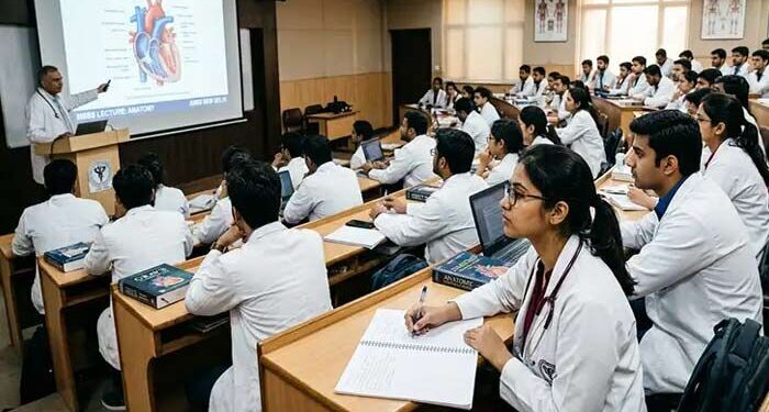 ఏపీలో మరో 100 ఎంబీబీఎస్ సీట్లు పెంపు.. కడప, నెల్లూరు వైద్య కళాశాలలకు ఎన్ఎంసీ అనుమతి 1 ఏపీలో మరో 100 ఎంబీబీఎస్ సీట్లు పెంపు.. కడప, నెల్లూరు వైద్య కళాశాలలకు ఎన్ఎంసీ అనుమతి