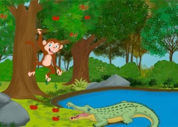 కోతి - మొసలి