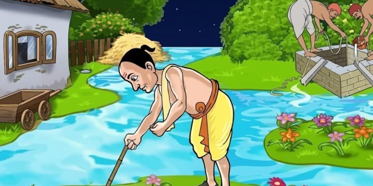 దొంగలతో తోటకు నీళ్లు పెట్టించిన రామకృష్ణుడు