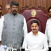 మండలిలో గంటన్నర పాటు వైకాపా హంగామా