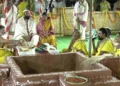 నాగార్జునసాగర్లో ఘనంగా వరుణయాగం.. పూర్ణాహుతికి సీఎం రేవంత్రెడ్డి 10 నాగార్జునసాగర్లో ఘనంగా వరుణయాగం.. పూర్ణాహుతికి సీఎం రేవంత్రెడ్డి