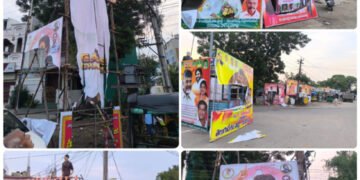 పవన్‌ ఫ్లెక్సీలపై వివాదం.. దర్శిలో టీడీపీ, జనసేన నేతల వాగ్వాదం