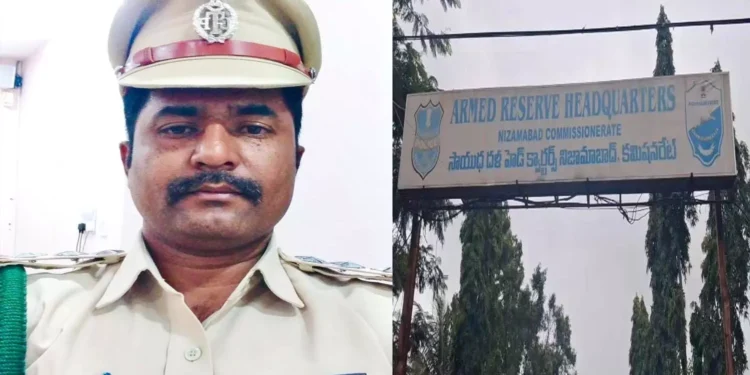 తుపాకీ మిస్‌ఫైర్‌.. రిజర్వ్‌ ఇన్‌స్పెక్టర్‌ మృతి