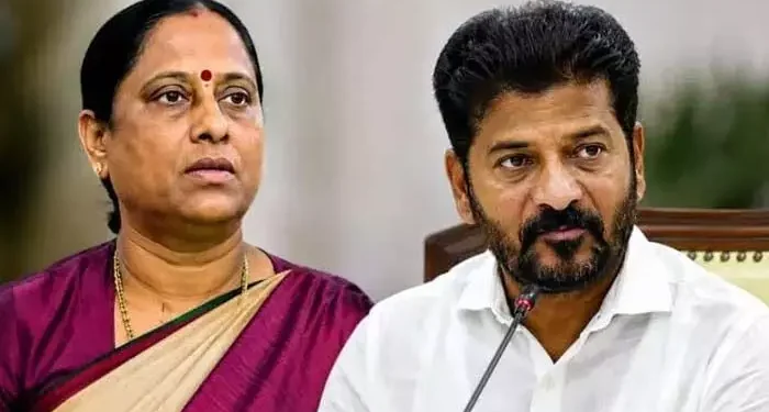 మంత్రి కొండా సురేఖను బర్తరఫ్ చేయండి.. గవర్నర్కు సీఎం రేవంత్ లేఖ 1 మంత్రి కొండా సురేఖను బర్తరఫ్ చేయండి.. గవర్నర్కు సీఎం రేవంత్ లేఖ
