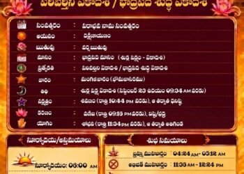 పంచాంగం: 22 సెప్టెంబర్ 2026 (మంగళవారం) 25 22 సెప్టెంబర్ 2026 (మంగళవారం)