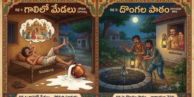 గాలిలో మేడలు – సోమరి సూరయ్య 1 గాలిలో మేడలు – సోమరి సూరయ్య