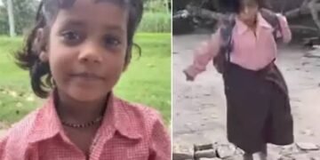 ఒంటికాలితో 400 మీటర్లు గెంతుతూ.. రోజూ స్కూల్‌కు ఏడేళ్ల చిన్నారి