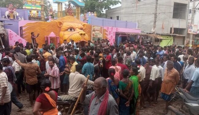 రౌతులపూడిలో వర్షాల కోసం ప్రత్యేక పూజలు.. భారీగా తరలివచ్చిన ప్రజలు