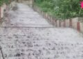 భారీ వర్షాలతో జలపాతాన్ని తలపిస్తున్న సింహాచలం మెట్ల మార్గం
