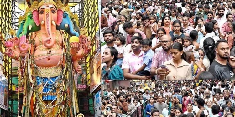 ప్రారంభమైన ఖైరతాబాద్ బడా గణేశుడి శోభాయాత్ర 1 ప్రారంభమైన ఖైరతాబాద్ బడా గణేశుడి శోభాయాత్ర