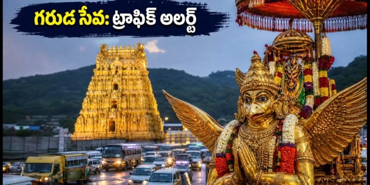 గరుడసేవకు తరలిరానున్న భక్తులు.. తిరుమల, తిరుపతిలో ప్రత్యేక ట్రాఫిక్‌ ప్రణాళిక